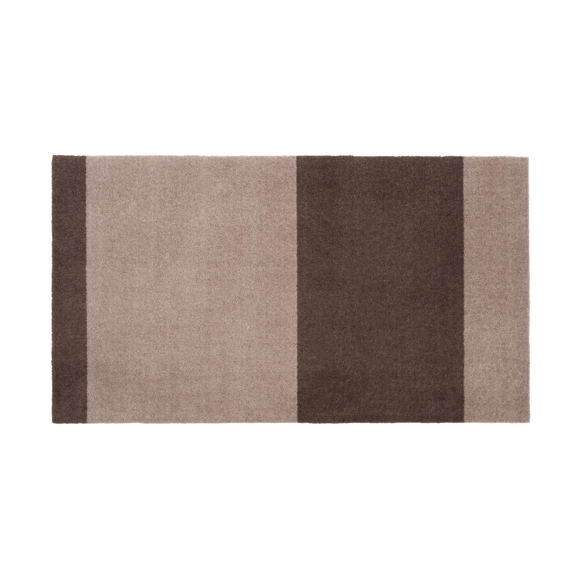 Stripes entréteppe horisontal, Sand-brown, 67 x 120 cm tica copenhagen
