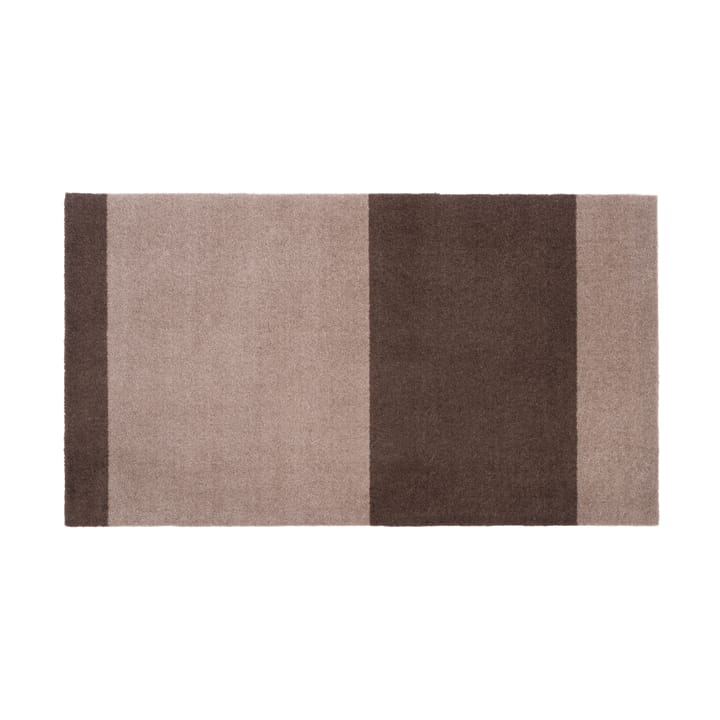 Stripes entréteppe horisontal - Sand-brown, 67 x 120 cm - Tica copenhagen