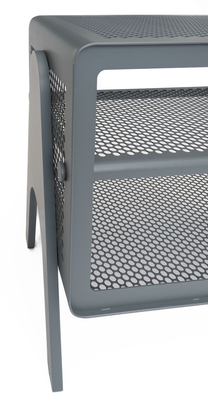 Tica Rack Floor big hylle, Steelgrey tica copenhagen