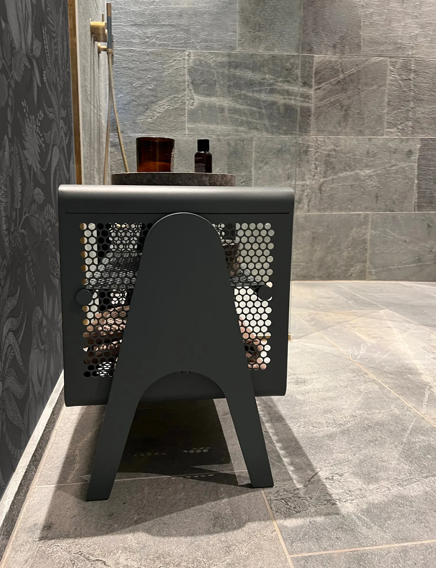 Tica Rack Floor small hylle, Steelgrey tica copenhagen