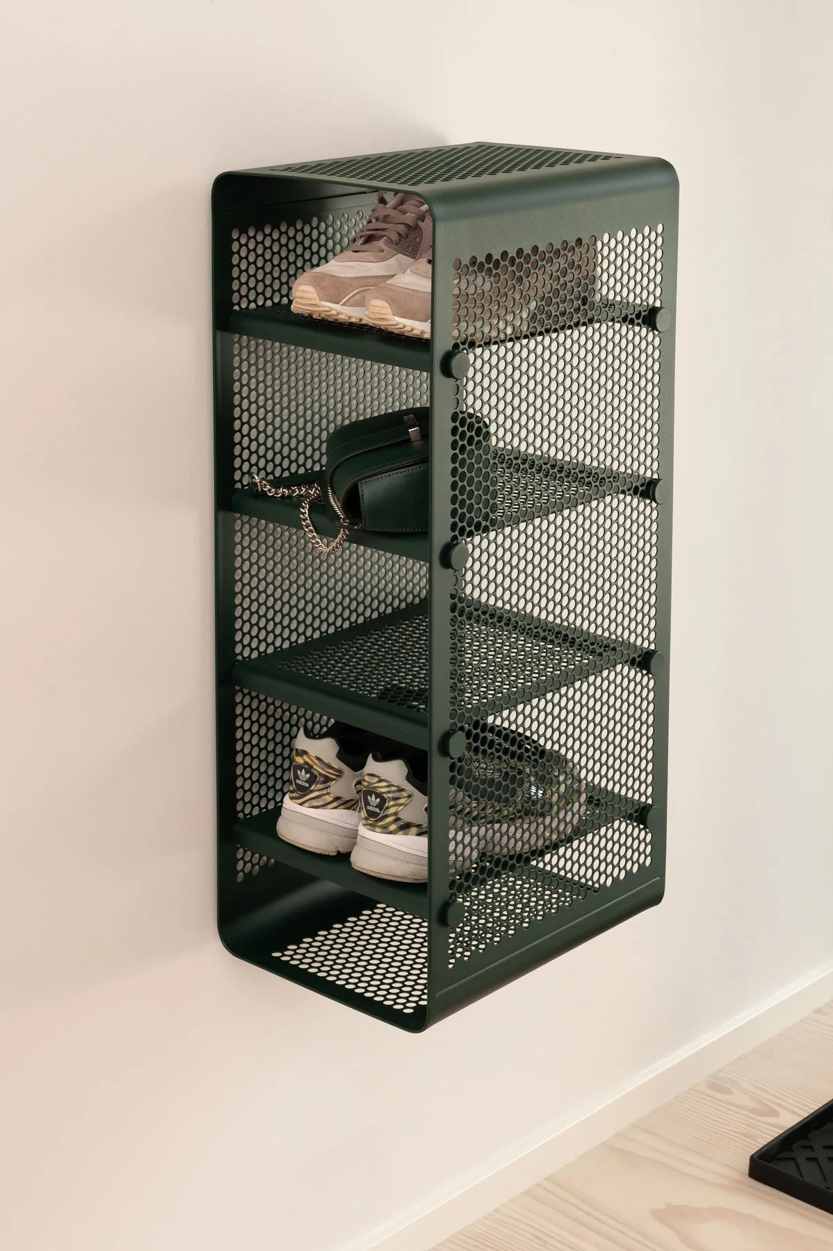 Tica Rack Wall vegghylle, Dark green tica copenhagen