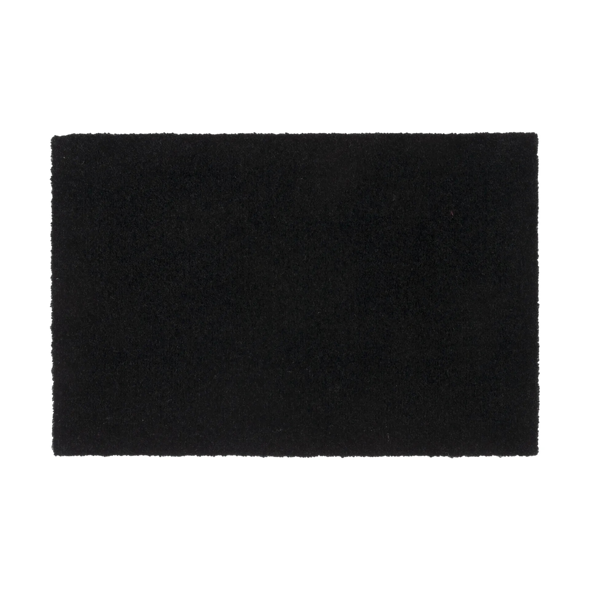 Unicolor dørmatte, Black, 40 x 60 cm tica copenhagen
