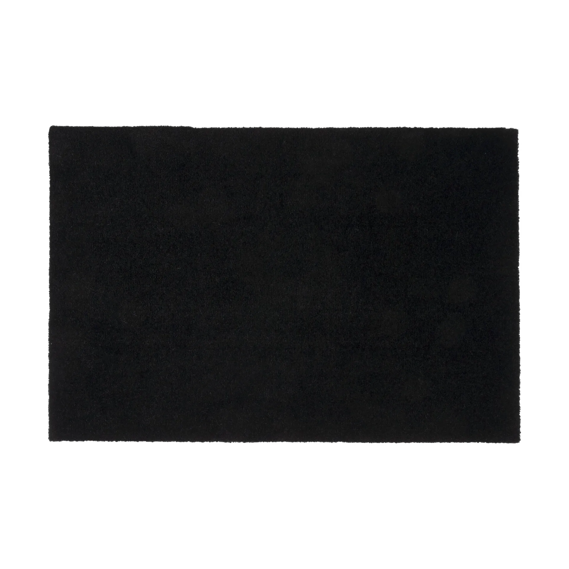 Unicolor dørmatte, Black, 60 x 90 cm tica copenhagen