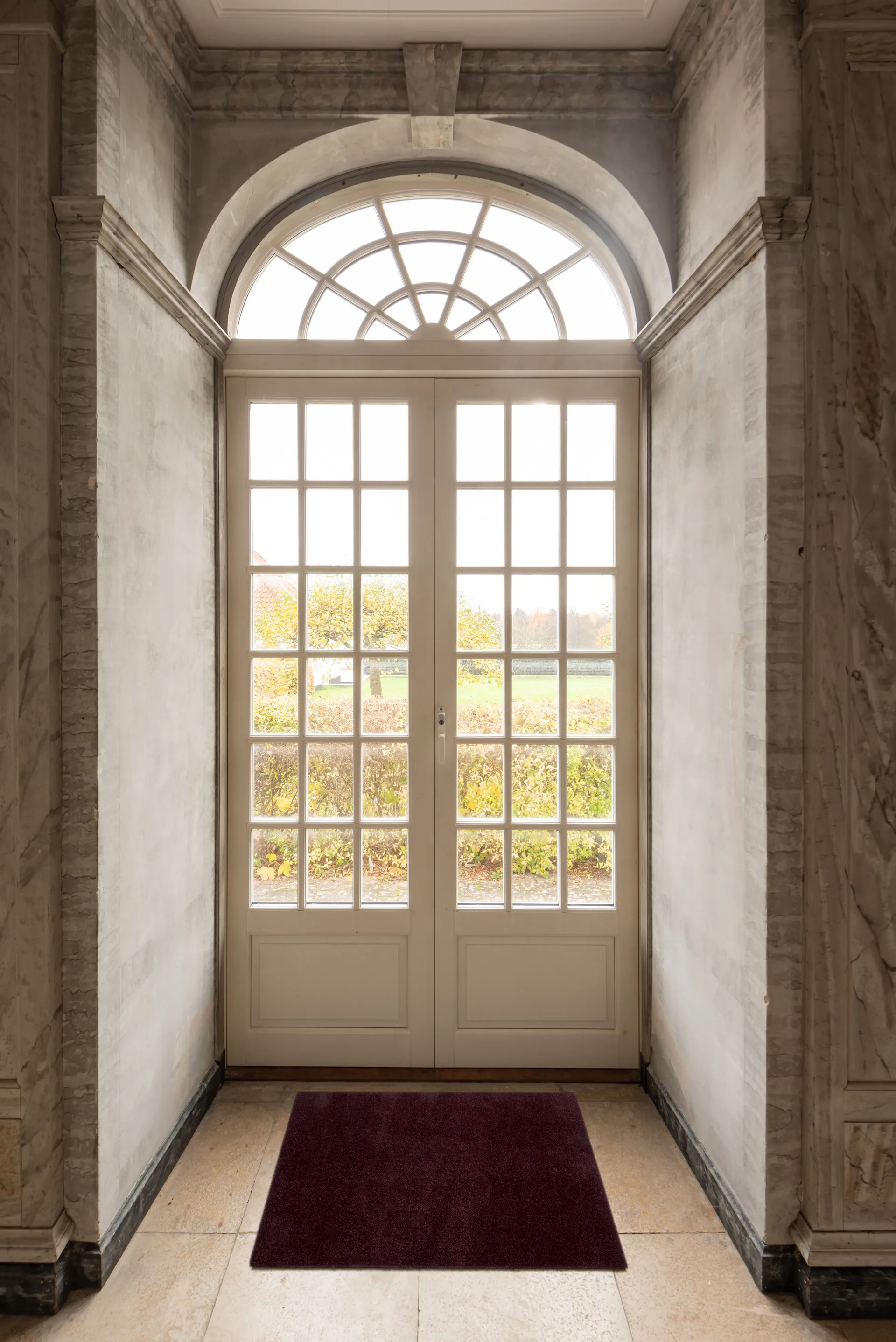 Unicolor dørmatte, Bordeaux, 60x90 cm tica copenhagen