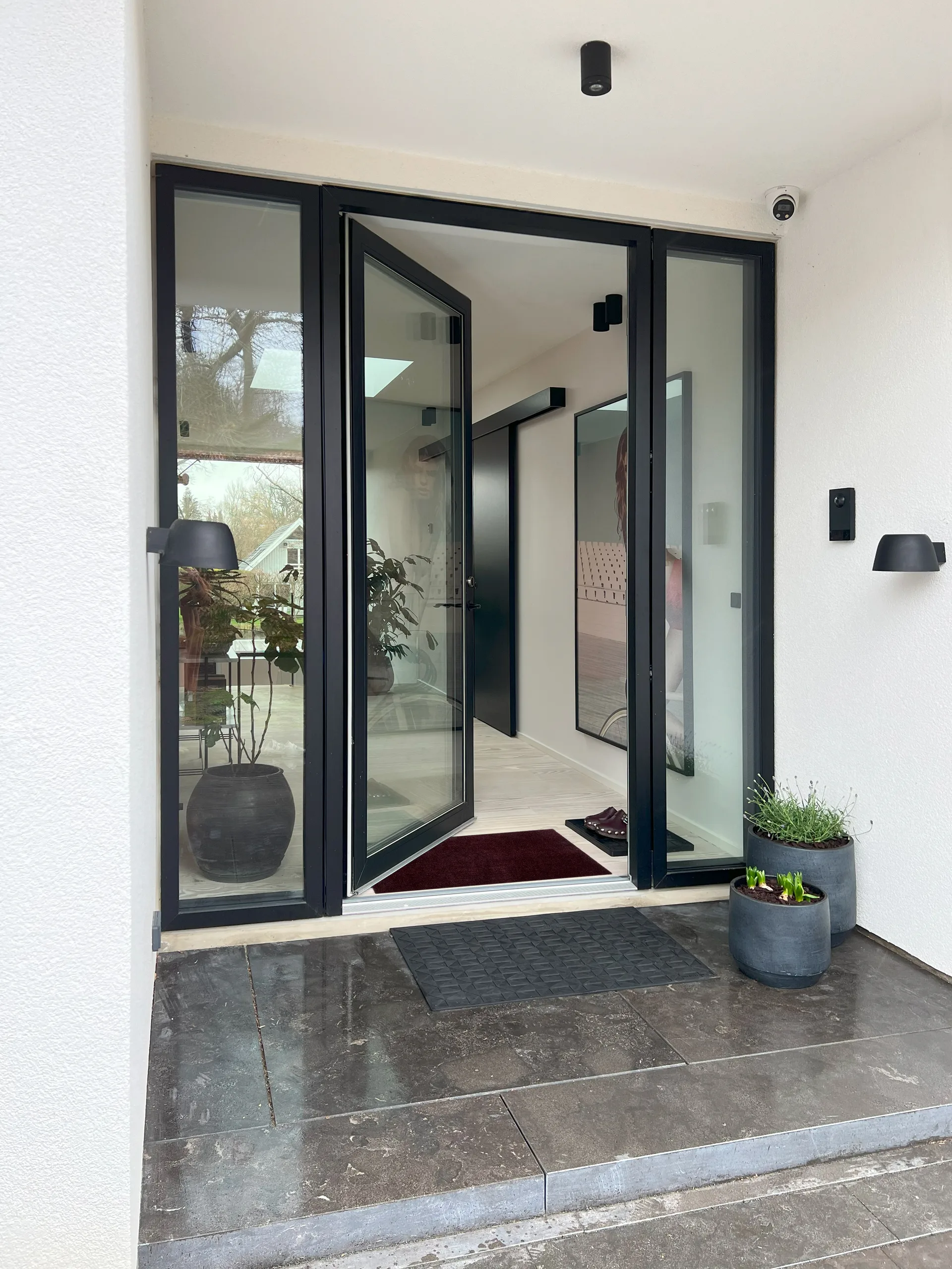 Unicolor dørmatte, Bordeaux, 60x90 cm tica copenhagen