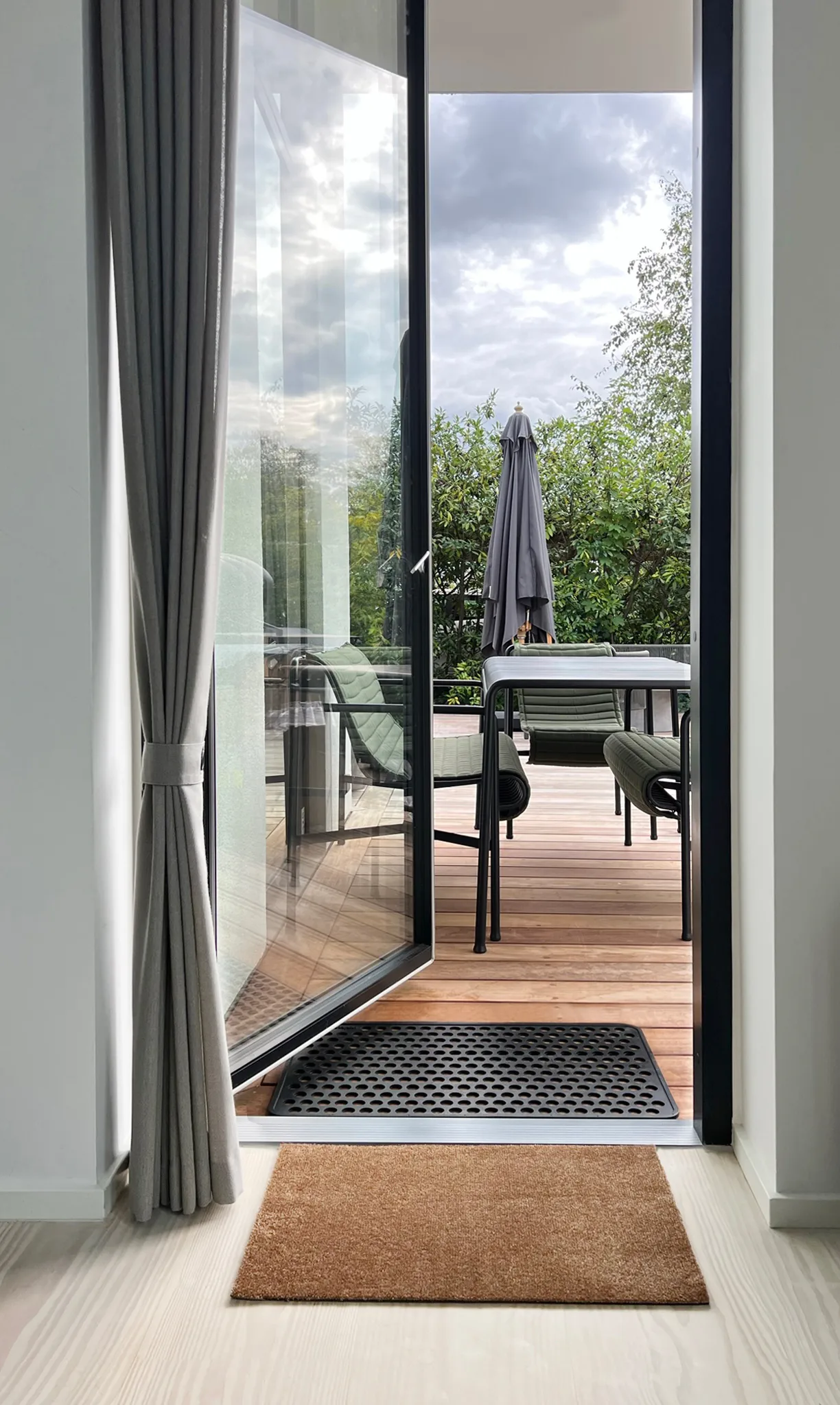 Unicolor dørmatte, Cognac, 40x60 cm tica copenhagen