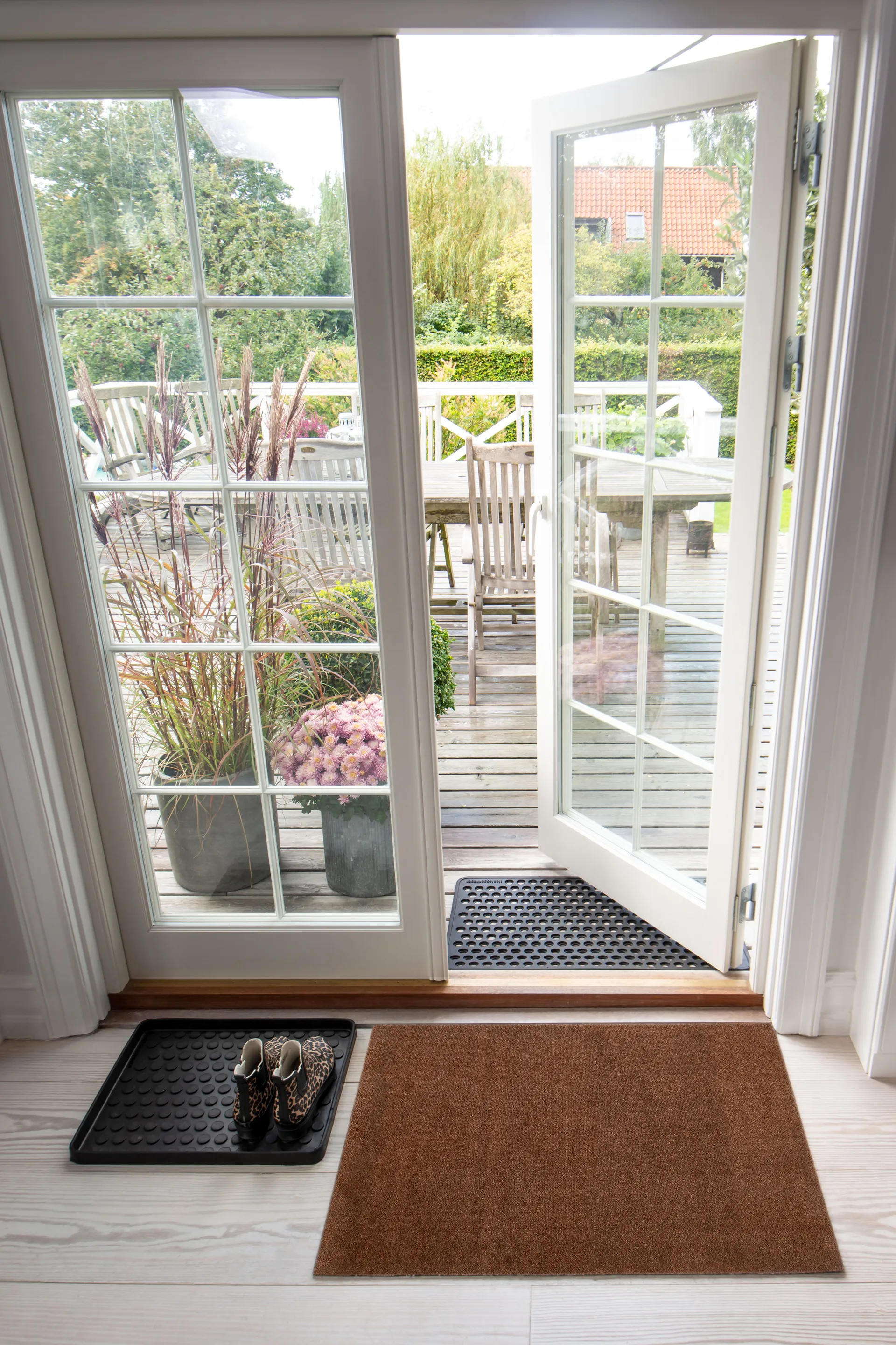 Unicolor dørmatte, Cognac, 60x90 cm tica copenhagen