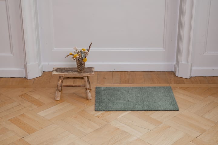 Unicolor dørmatte, Dusty green, 40 x 60 cm tica copenhagen
