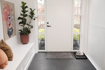Unicolor dørmatte - Steel grey, 60 x 90 cm - tica copenhagen
