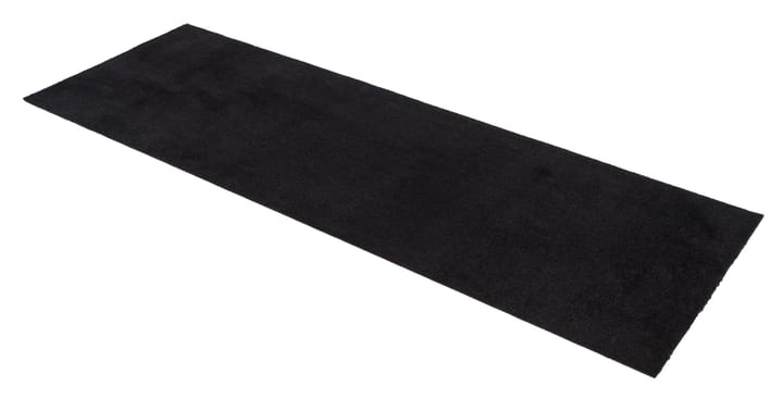 Unicolor entréteppe, Black, 90 x 200 cm tica copenhagen