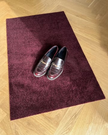 Unicolor entréteppe - Bordeaux, 67x120 cm - tica copenhagen