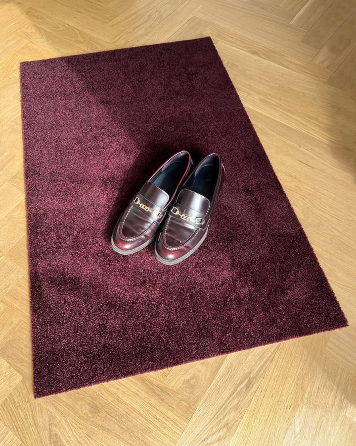 Unicolor entréteppe, Bordeaux, 67x120 cm tica copenhagen