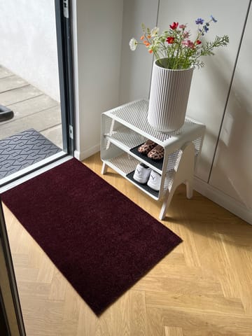 Unicolor entréteppe - Bordeaux, 67x120 cm - tica copenhagen