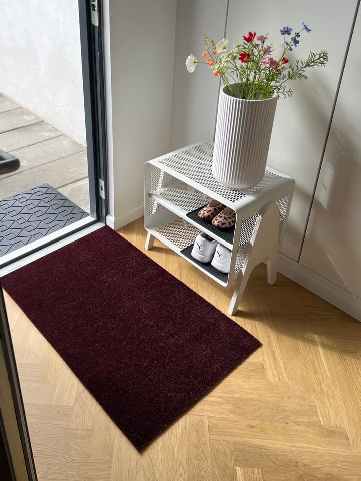 Unicolor entréteppe, Bordeaux, 67x120 cm tica copenhagen