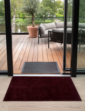 Unicolor entréteppe - Bordeaux, 90x130 cm - tica copenhagen
