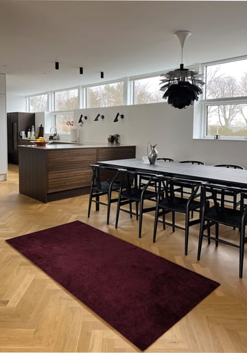 Unicolor entréteppe - Bordeaux, 90x200 cm - tica copenhagen