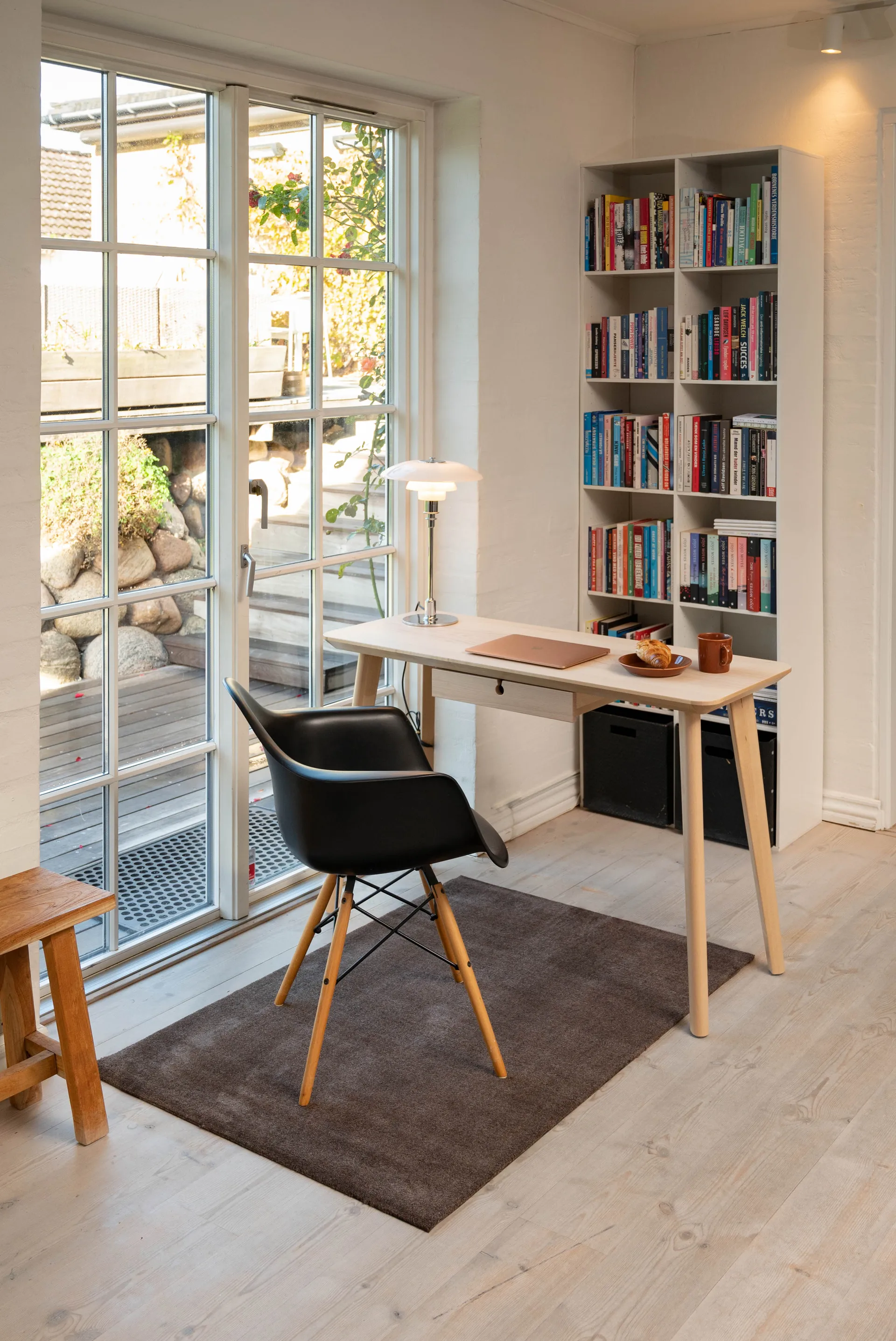 Unicolor entréteppe, Brown, 90 x 130 cm tica copenhagen