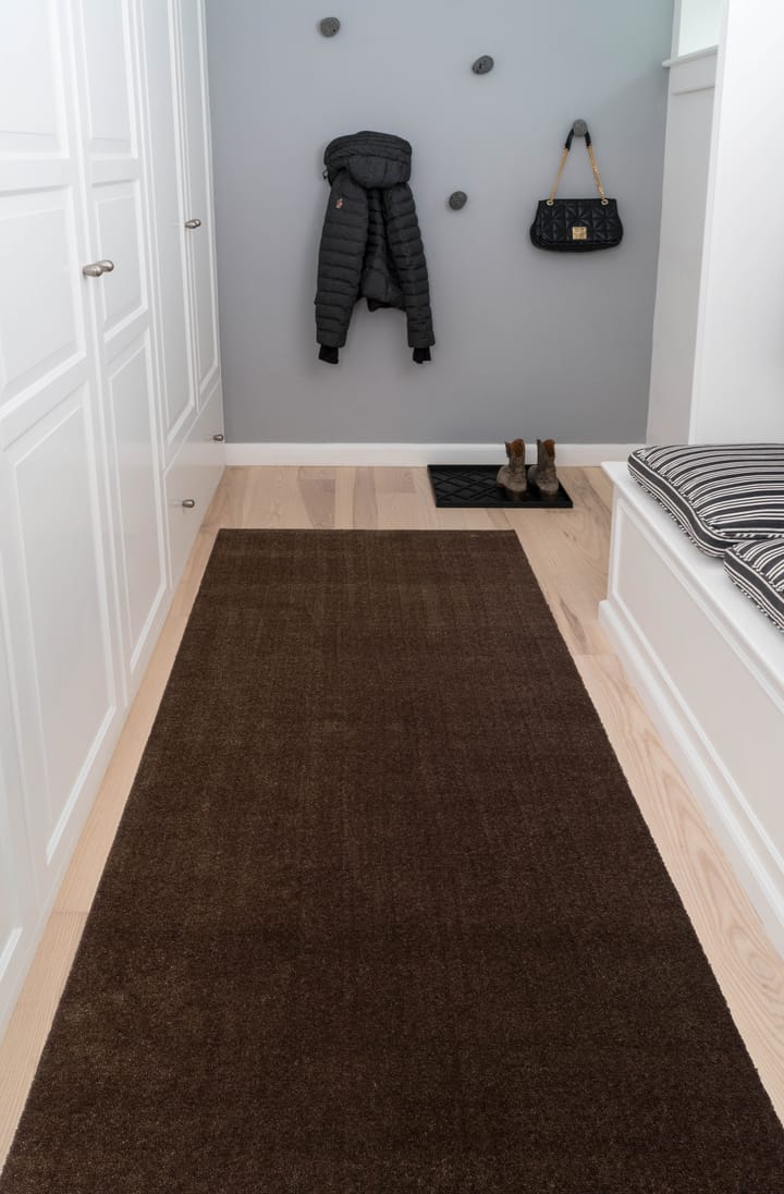 Unicolor entréteppe, Brown, 90 x 200 cm tica copenhagen