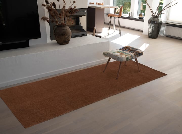 Unicolor entréteppe, Cognac, 100x300 cm tica copenhagen