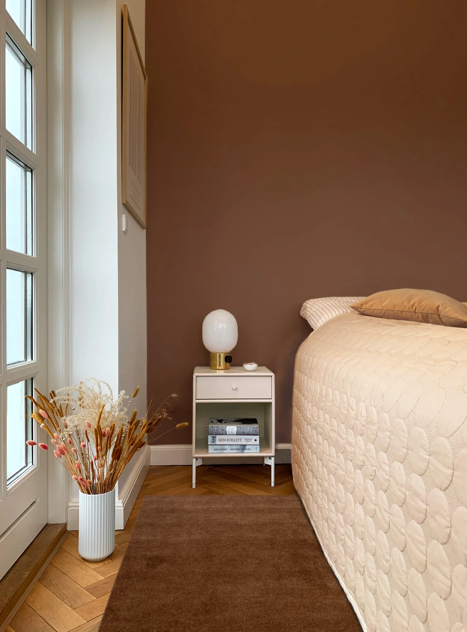 Unicolor entréteppe, Cognac, 67x120 cm tica copenhagen