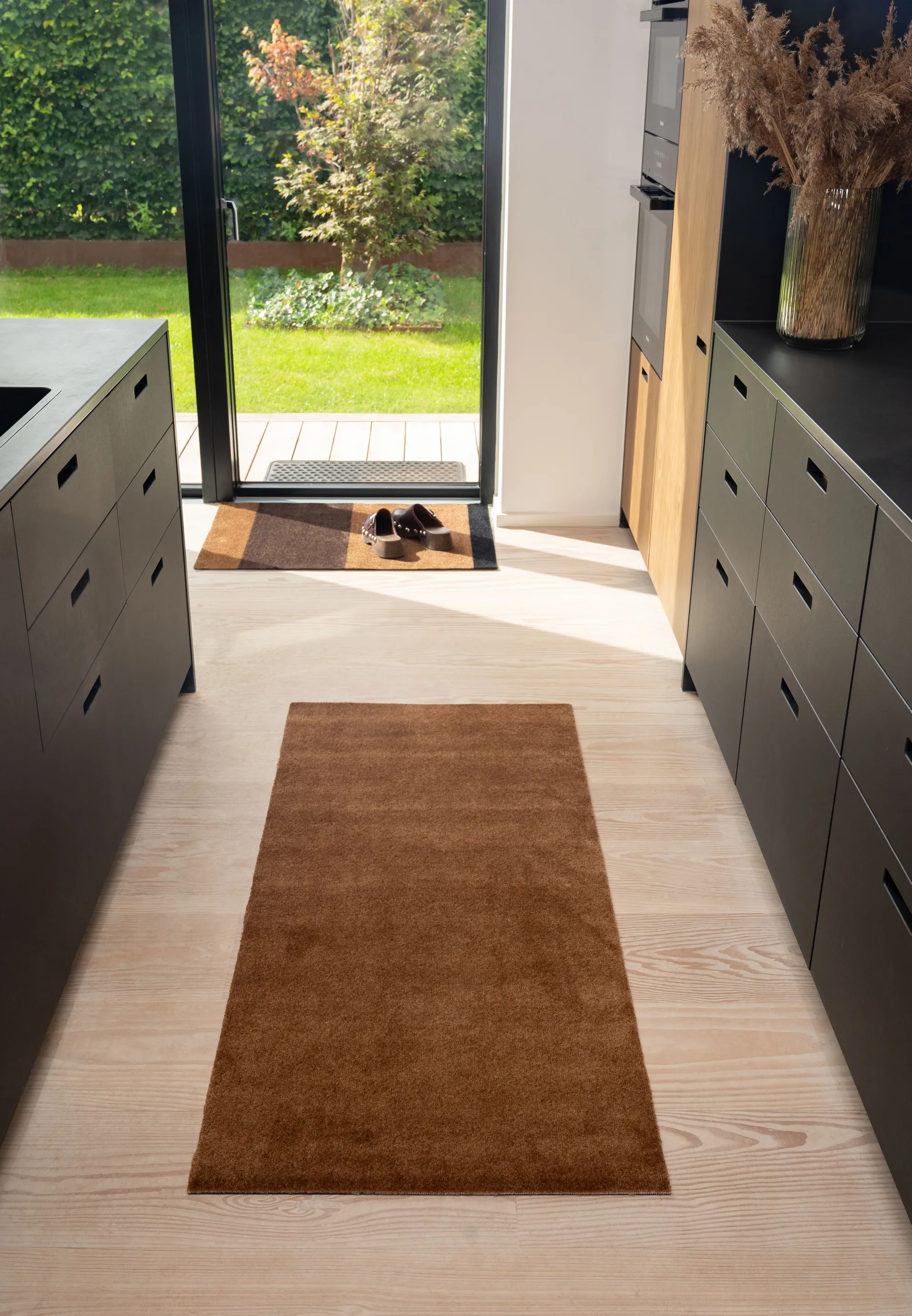 Unicolor entréteppe, Cognac, 90x200 cm tica copenhagen