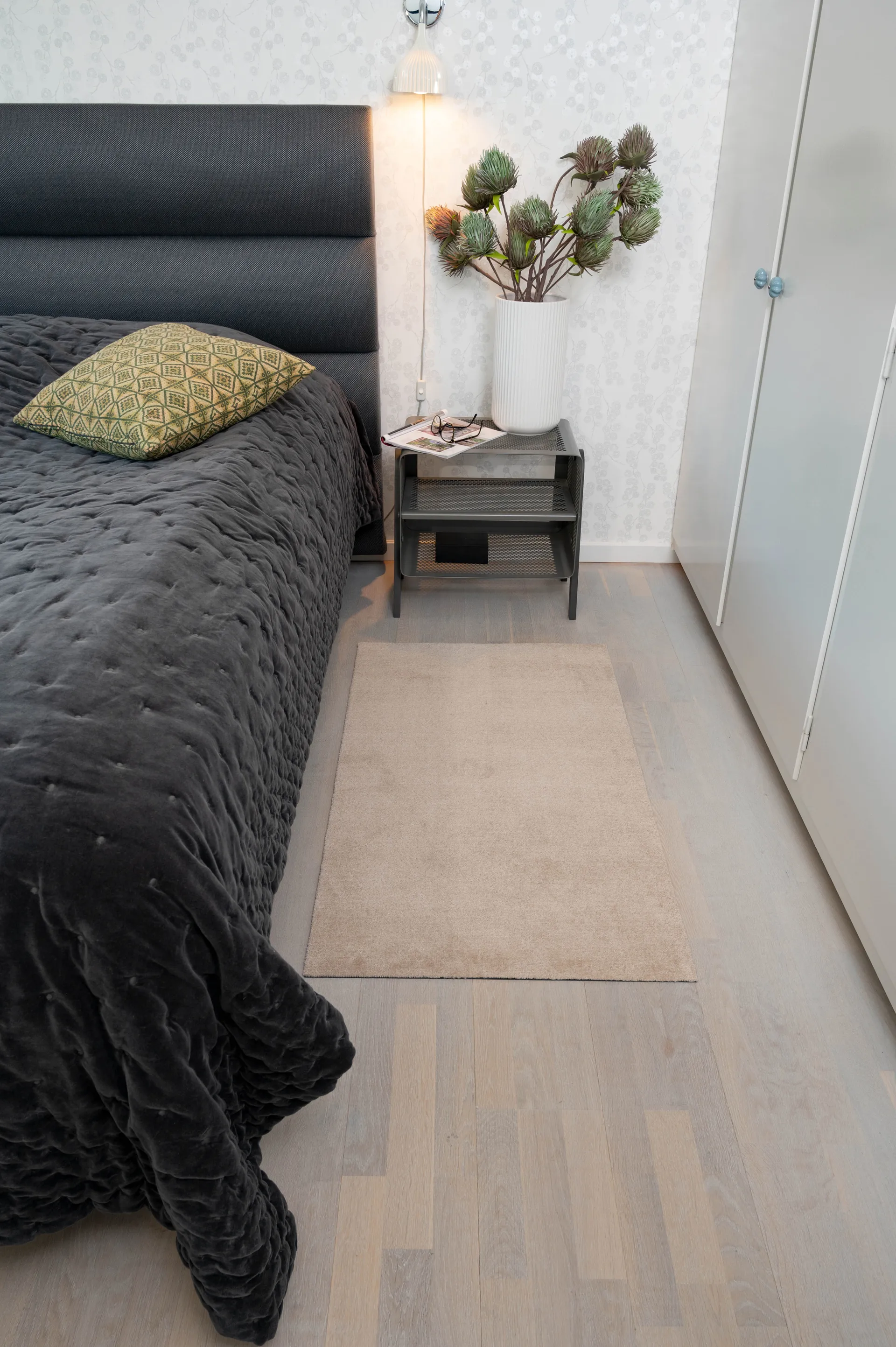 Unicolor entréteppe, Ivory, 67 x 120 cm tica copenhagen