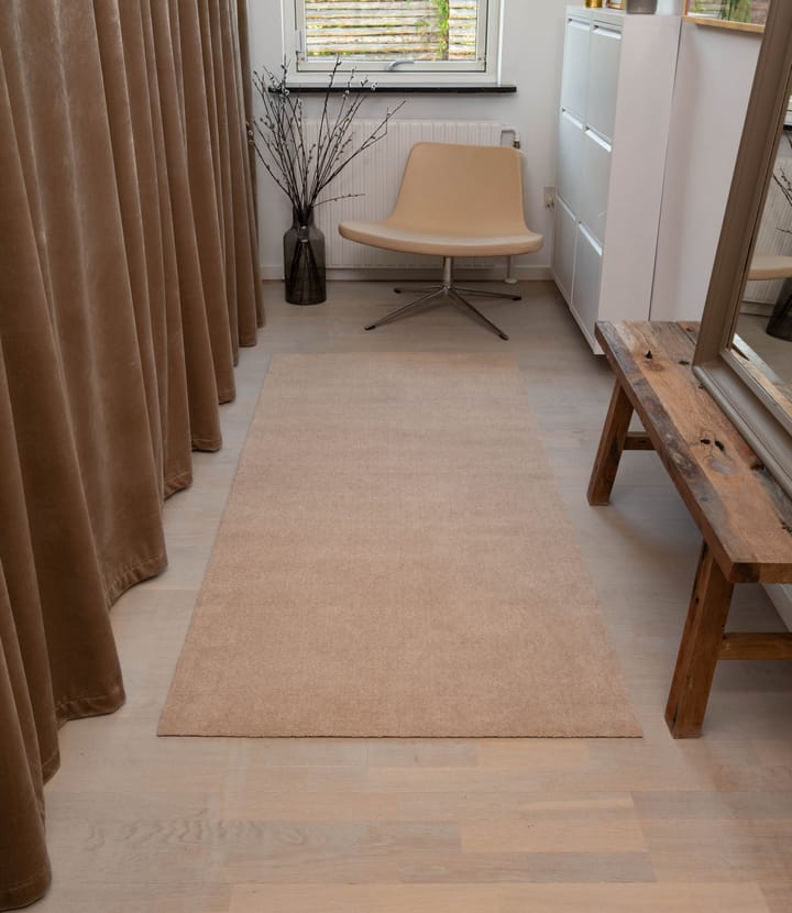 Unicolor entréteppe, Ivory, 90 x 200 cm tica copenhagen