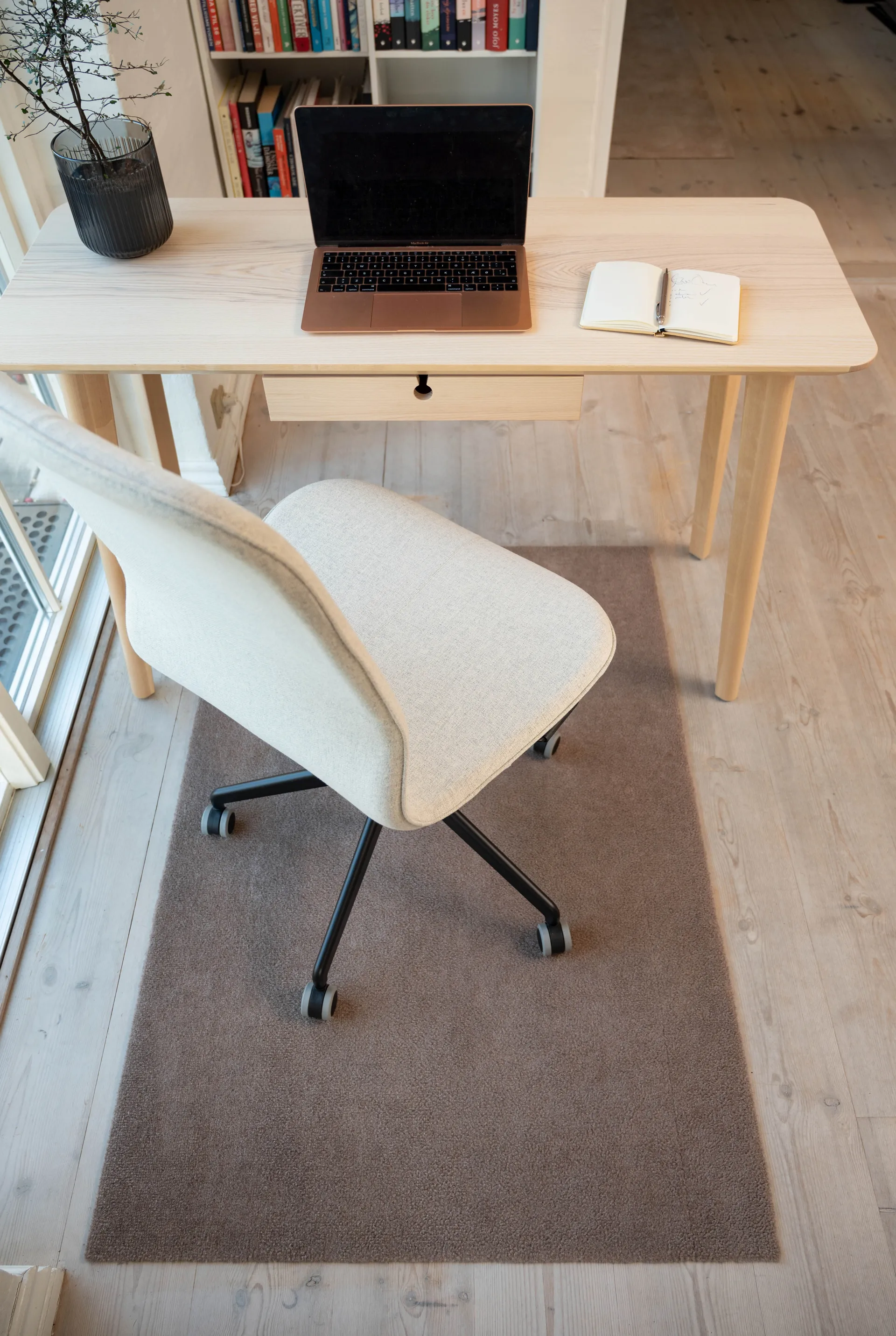 Unicolor entréteppe, Sand, 90 x 130 cm tica copenhagen