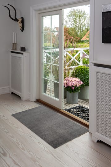 Unicolor entréteppe - Steel grey, 67 x 120 cm - tica copenhagen