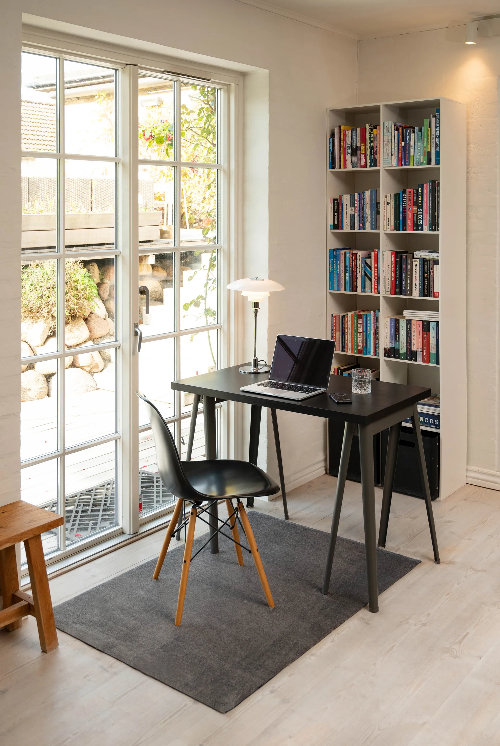 Unicolor entréteppe, Steel grey, 90 x 130 cm tica copenhagen