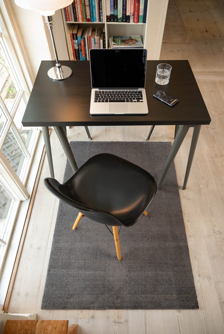 Unicolor entréteppe, Steel grey, 90 x 130 cm tica copenhagen