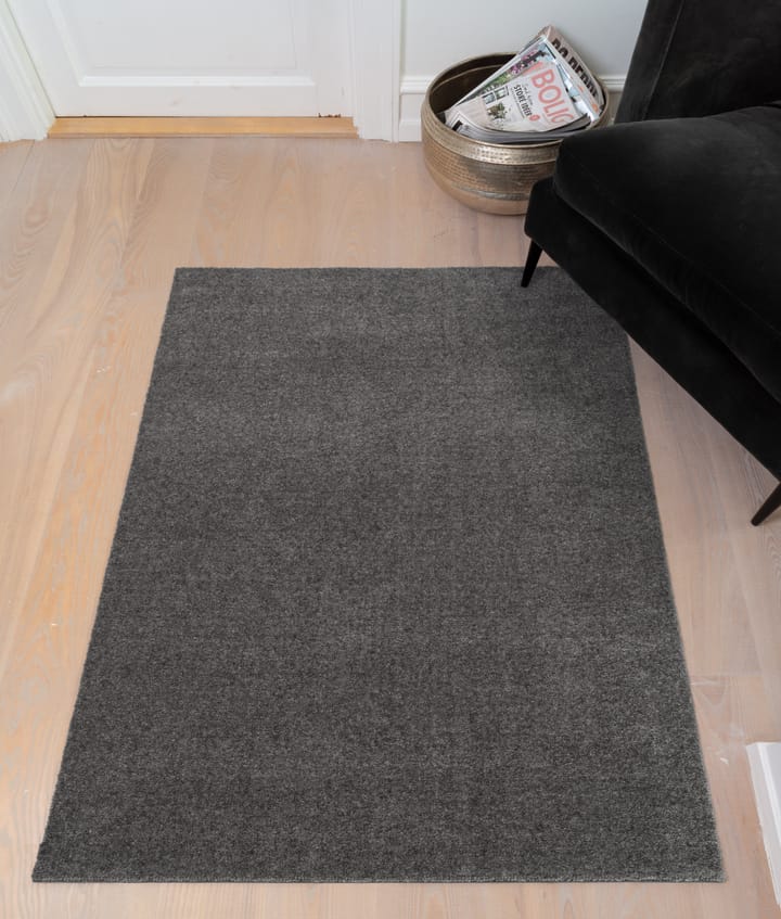 Unicolor entréteppe, Steel grey, 90 x 130 cm tica copenhagen