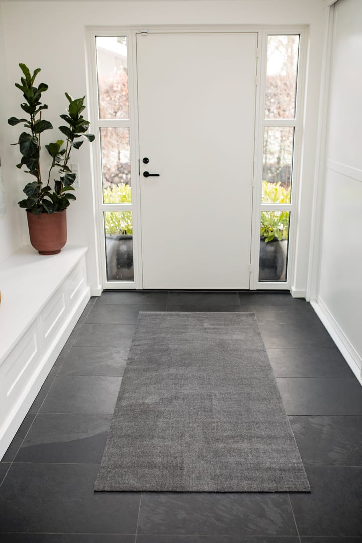 Unicolor entréteppe, Steel grey, 90 x 200 cm tica copenhagen
