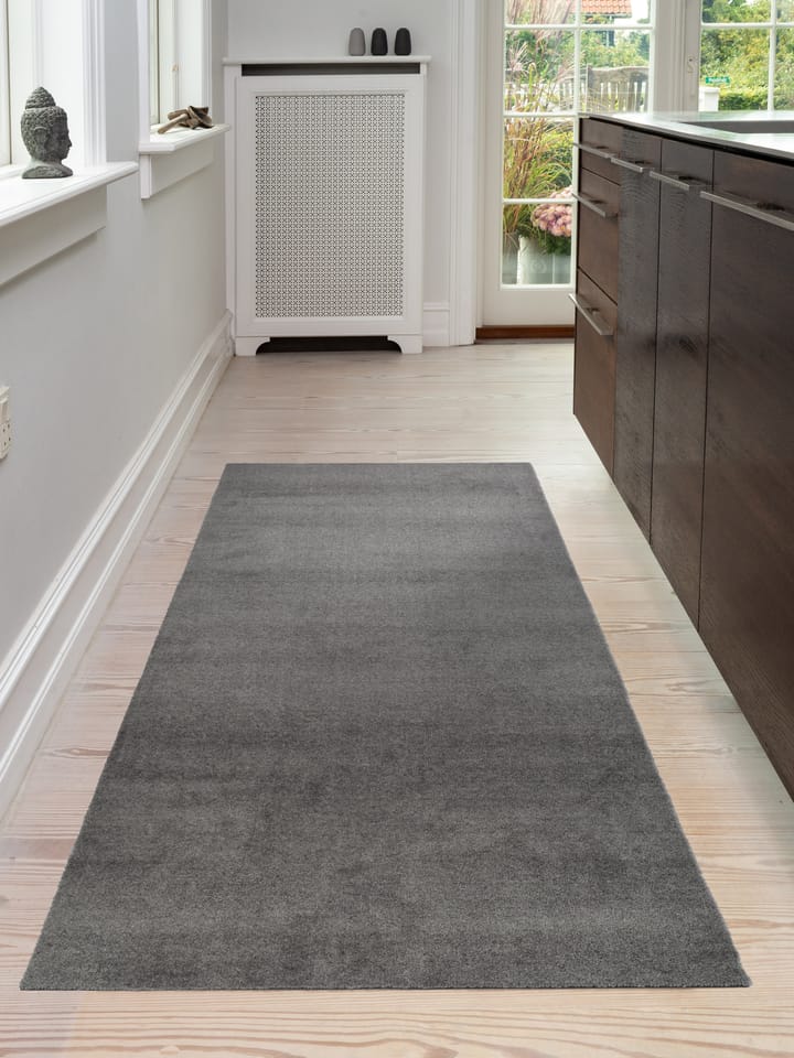 Unicolor entréteppe, Steel grey, 90 x 200 cm tica copenhagen