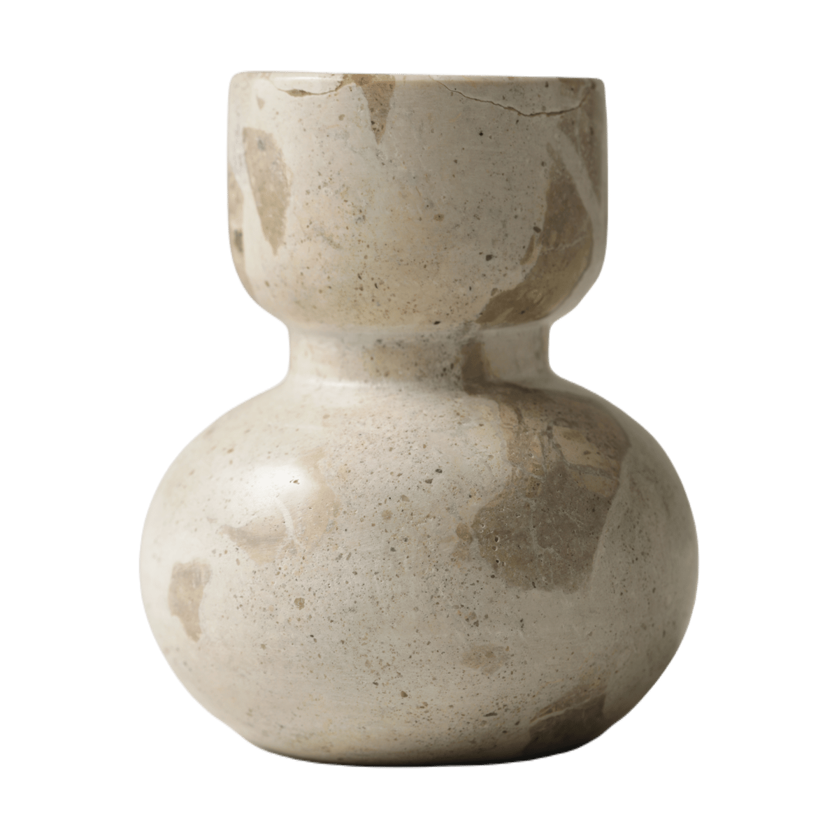 Tinted Asker lysestake 10 cm Beige