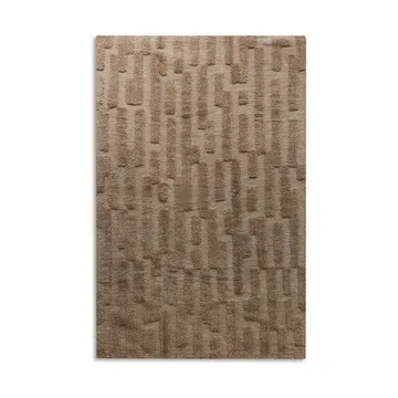 Bielke ullteppe 170x240 cm - Dark beige - Tinted