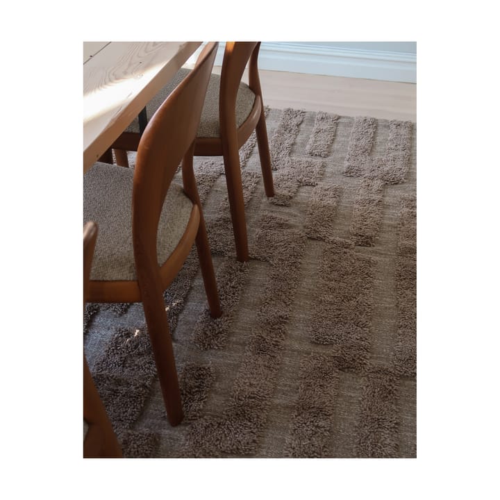 Bielke ullteppe 170x240 cm, Dark beige Tinted