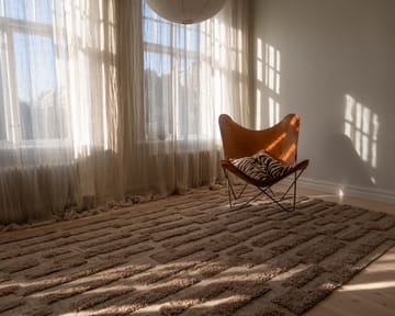 Bielke ullteppe 170x240 cm - Dark beige - Tinted