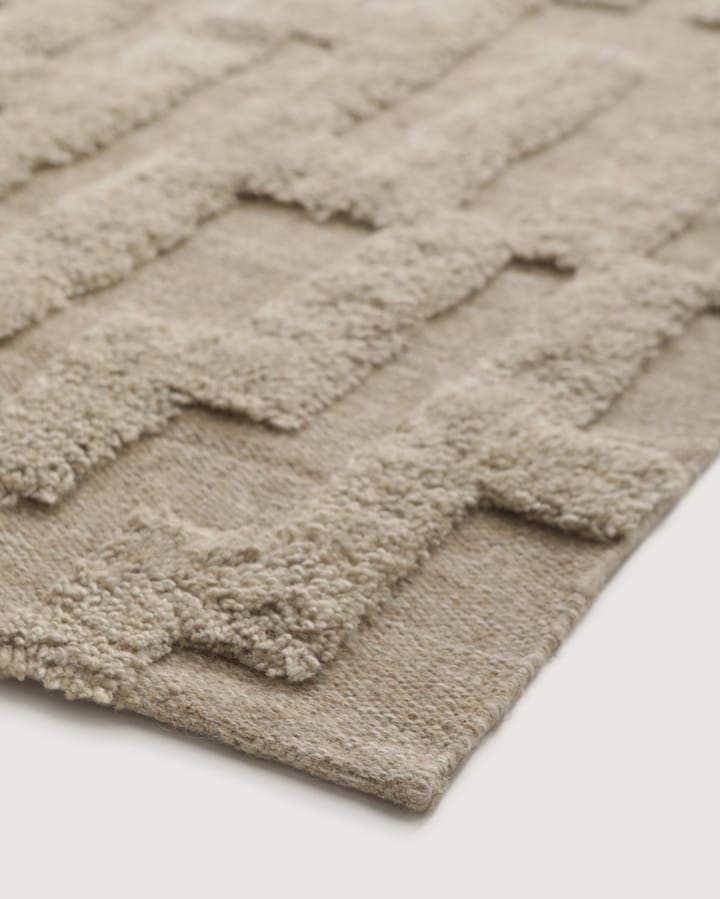 Bielke ullteppe 190x290 cm, Beige-melange Tinted