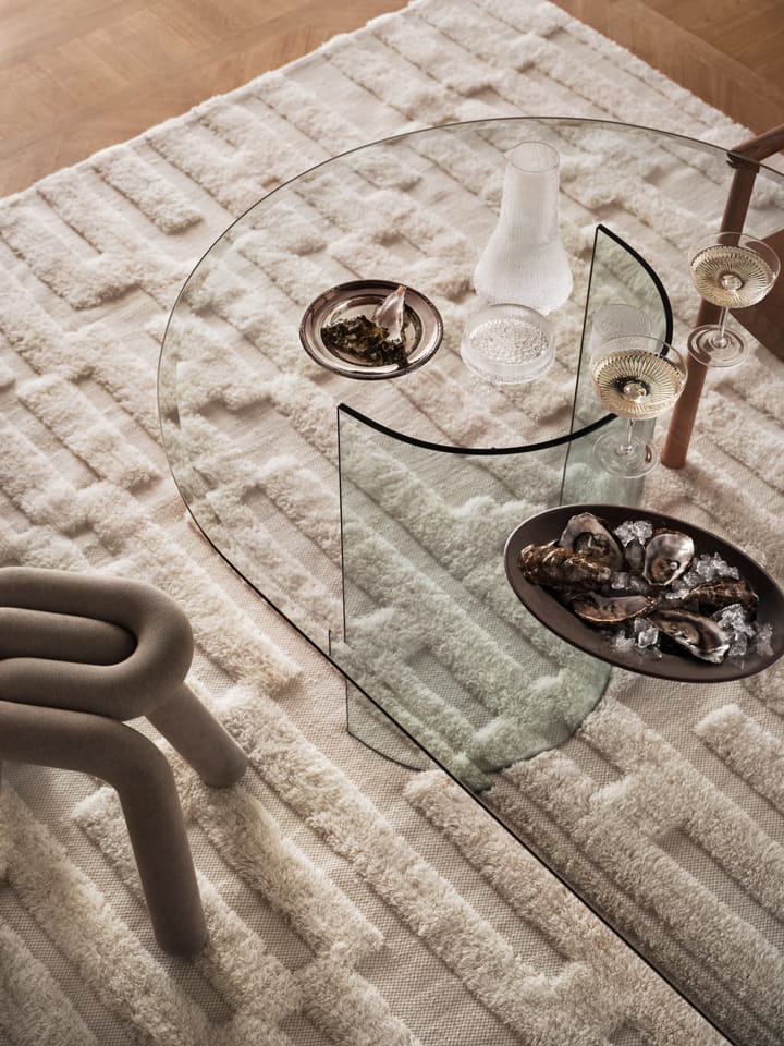 Bielke ullteppe 190x290 cm, Offwhite Tinted