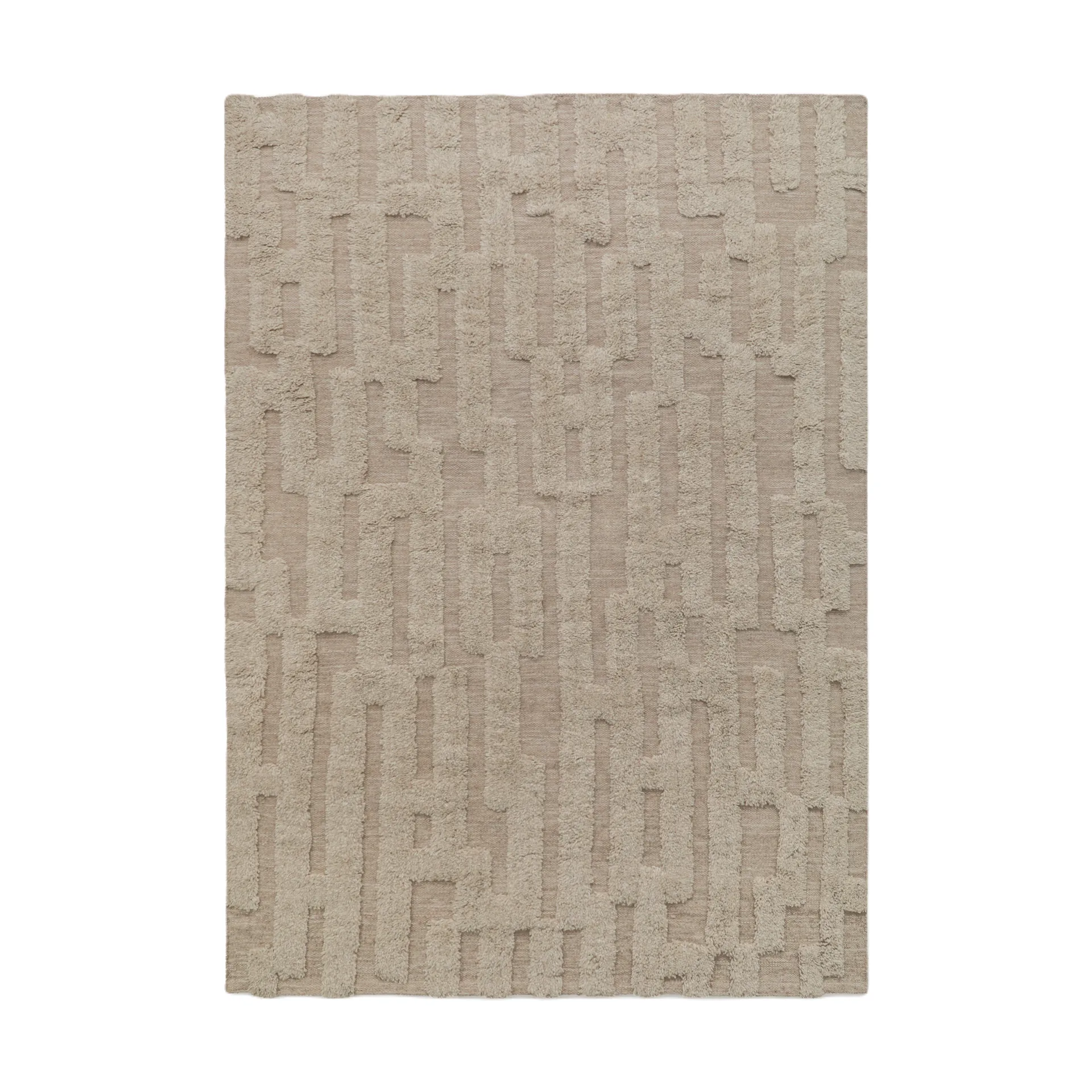 Bielke ullteppe 200x300 cm, Beige-melange Tinted