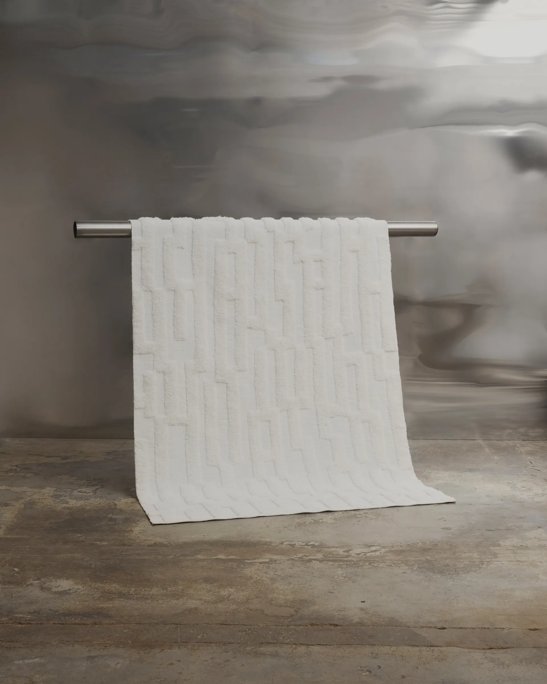 Bielke ullteppe 200x300 cm, Offwhite Tinted