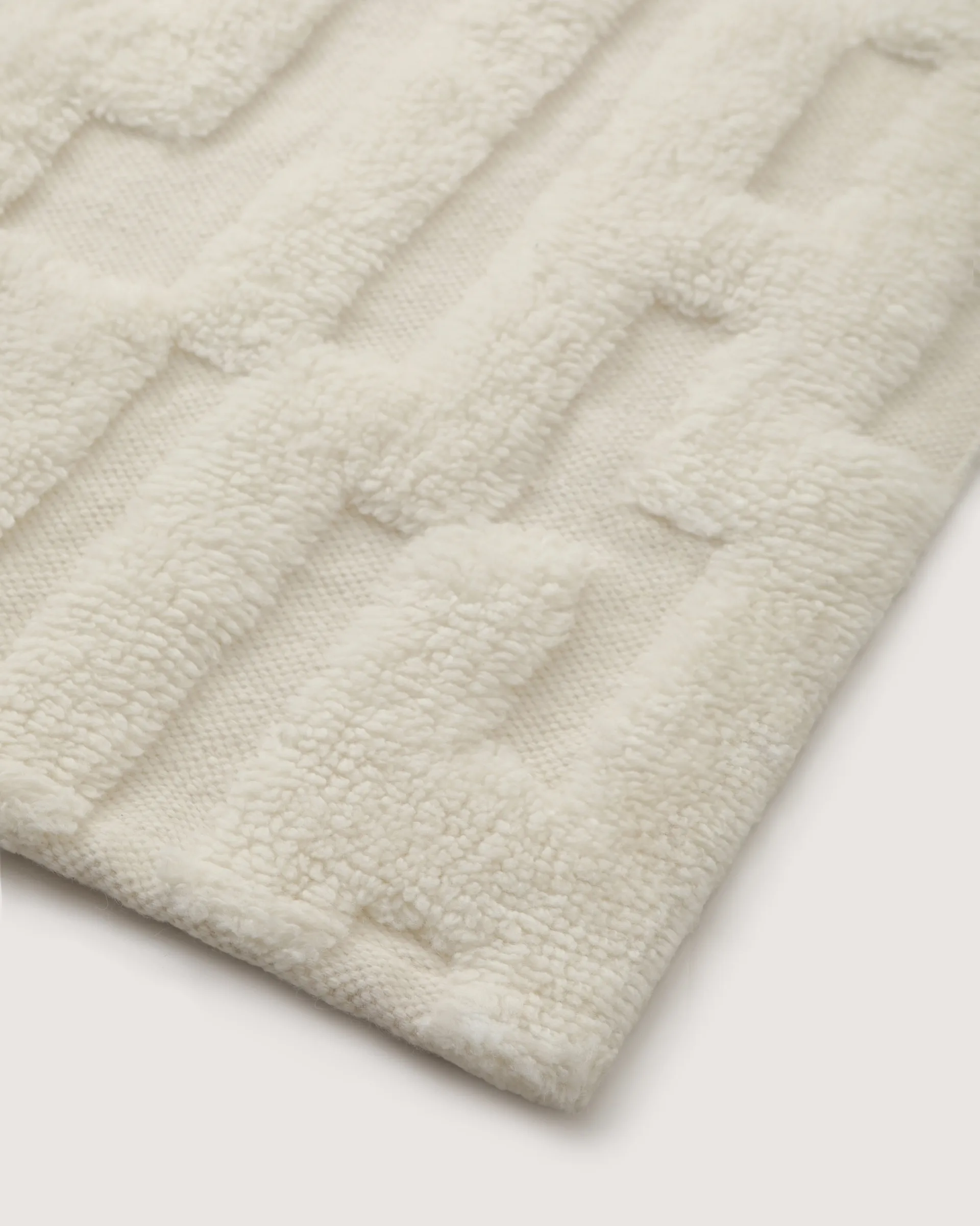Bielke ullteppe 200x300 cm, Offwhite Tinted