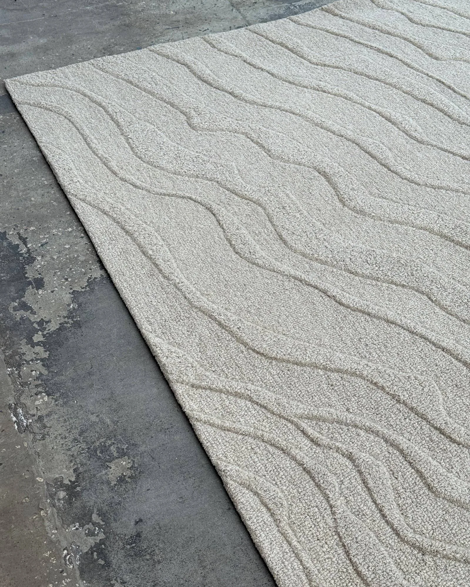 Duvell ullteppe, Beige, 200x300 cm Tinted