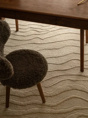 Duvell ullteppe - Beige, 200x300 cm - Tinted