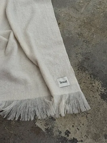 Fingal ullpledd - Solid off white-natural, 130×170 cm - Tinted