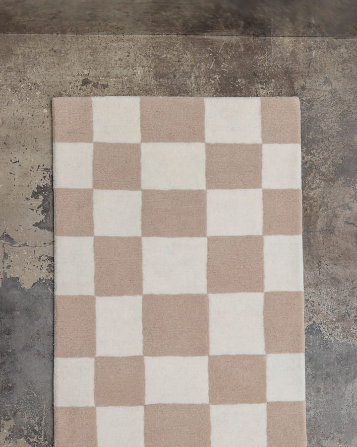 Hafstrom gangteppe ull 80x300 cm, Beige-white Tinted