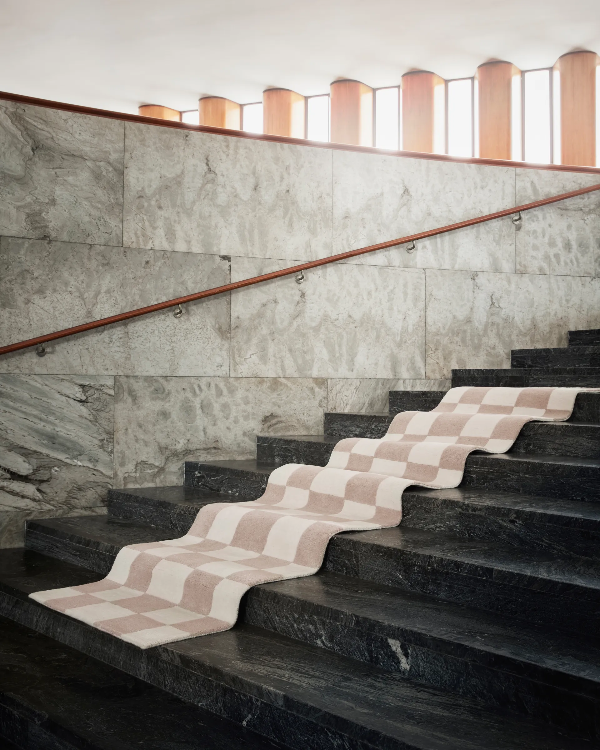 Hafstrom gangteppe ull 80x350 cm, Beige-white Tinted