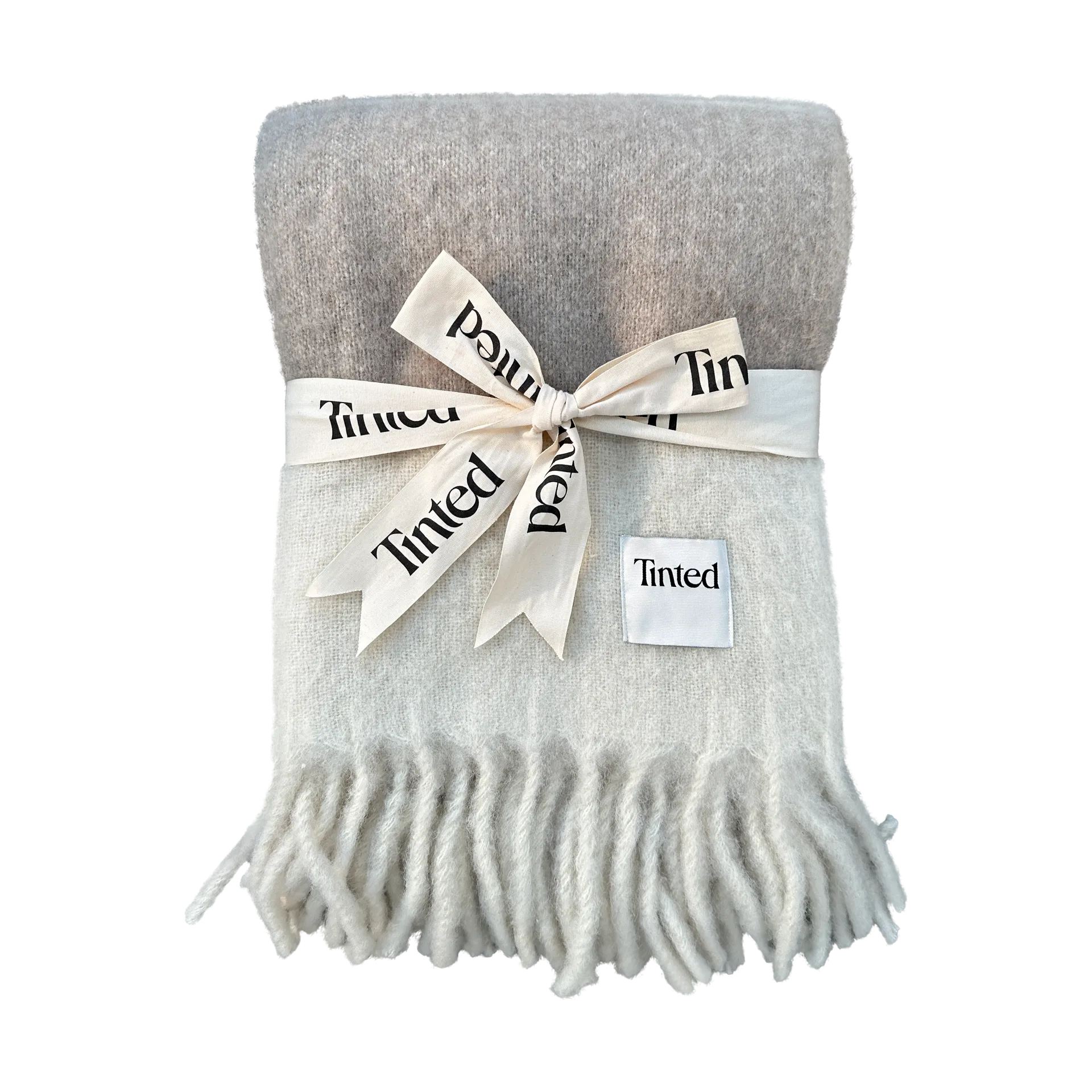 Hemple ullpledd 130x170 cm, Beige-offwhite Tinted