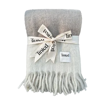 Hemple ullpledd 130x170 cm - Beige-offwhite - Tinted